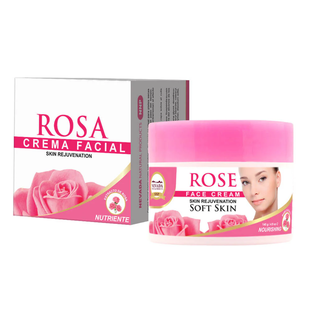 Crema Facial Nevada Rosas 140 g