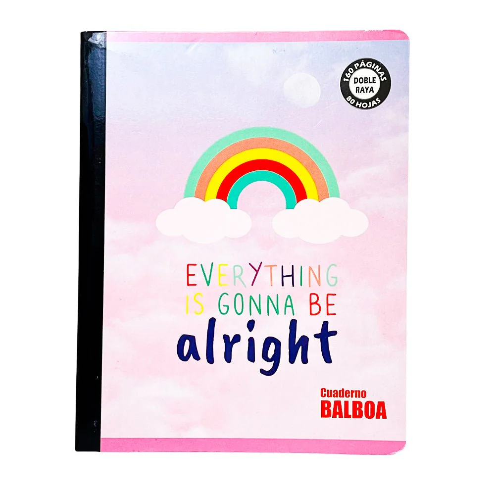 Cuaderno Cosido Balboa / Doble Raya / 160 pag