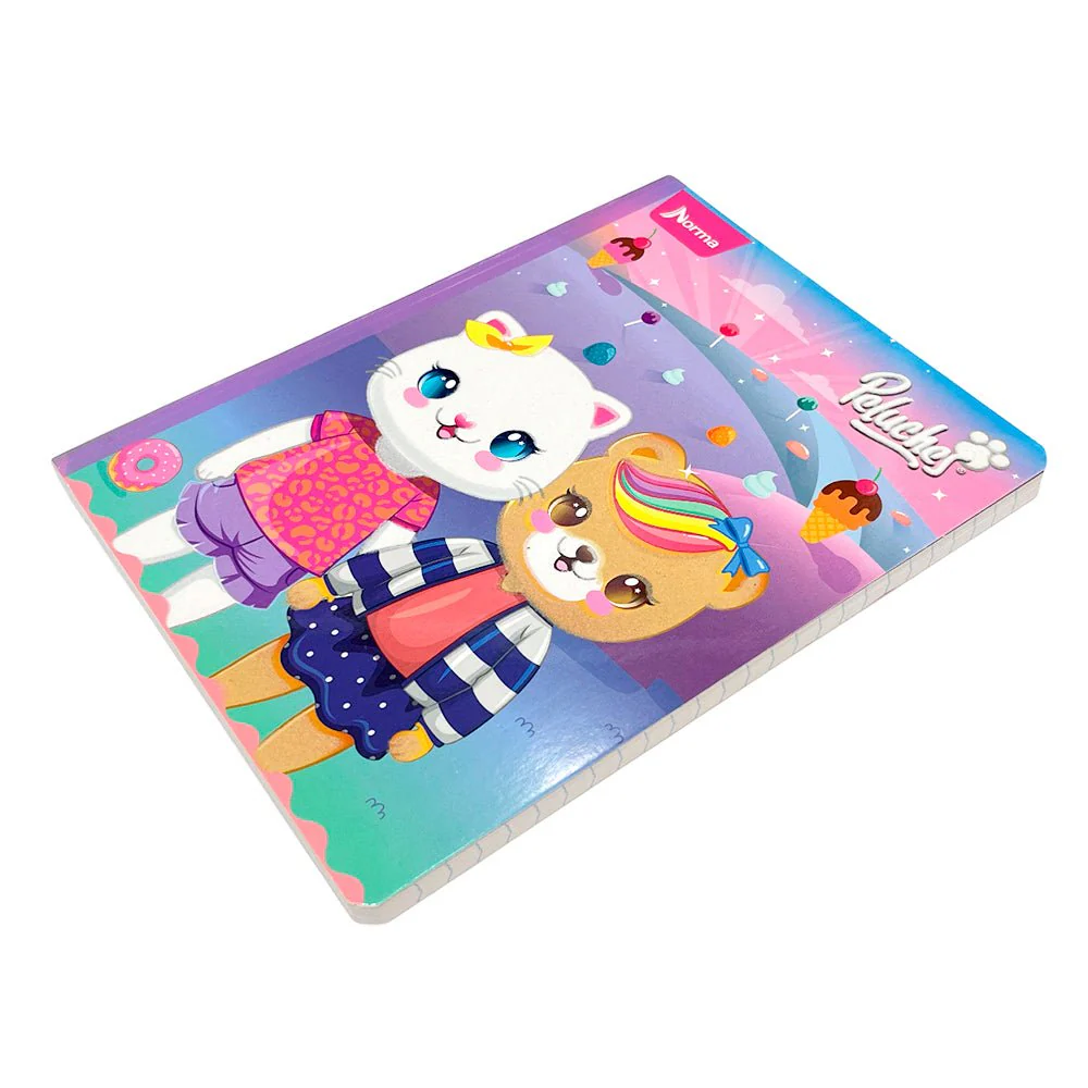 Cuaderno Cosido Grande Norma Peluches - Doble Raya / 200 Páginas / Surtido - Image 7