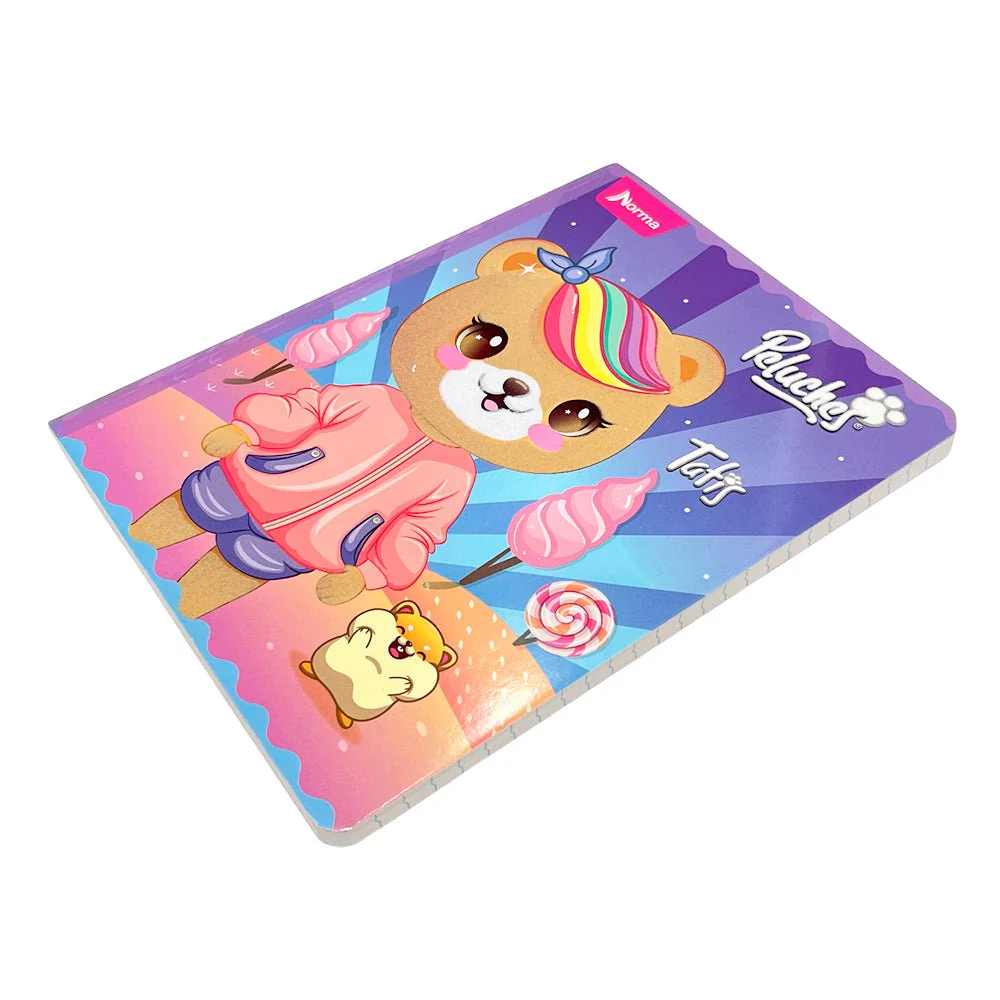 Cuaderno Cosido Grande Norma Peluches - Doble Raya / 200 Páginas / Surtido - Image 8