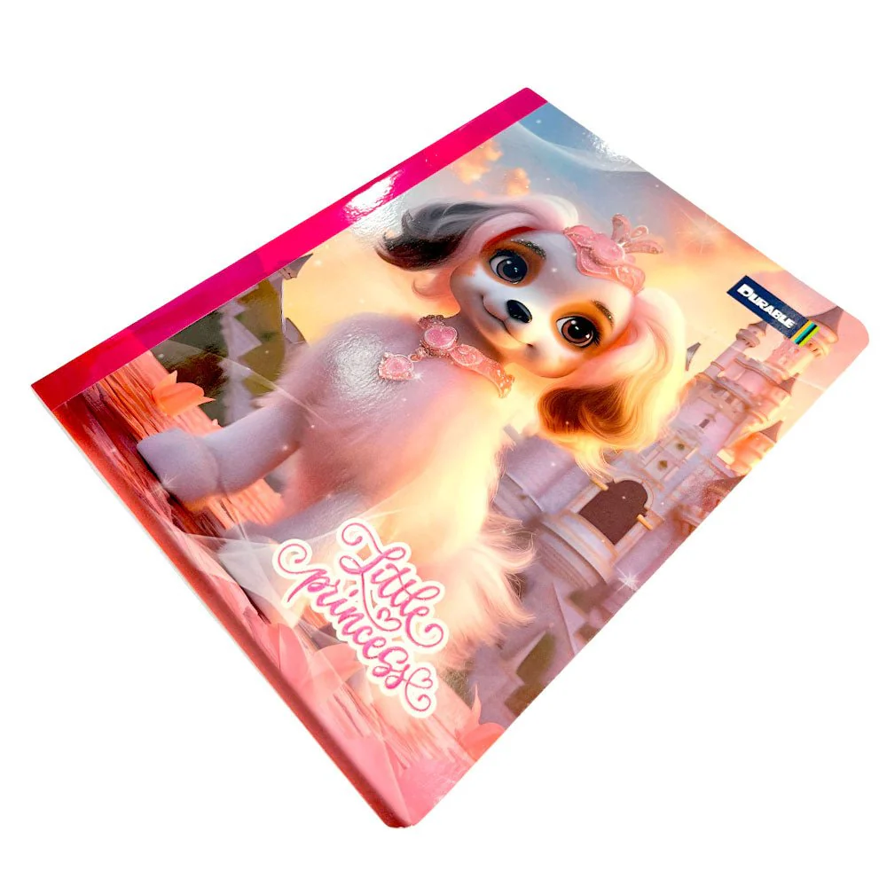 Cuaderno Cosido Grande Durable Para Niña / 200 Páginas / Doble Raya / Surtido - Image 2