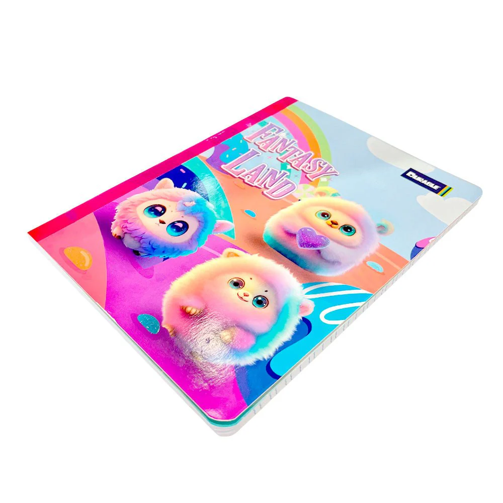 Cuaderno Cosido Grande Durable Para Niña / 200 Páginas / Doble Raya / Surtido - Image 5