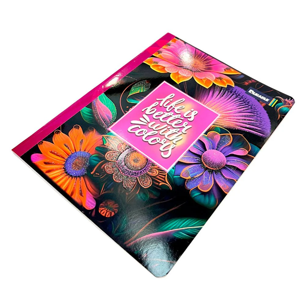 Cuaderno Cosido Grande Durable Para Niña / 200 Páginas / Doble Raya / Surtido - Image 7