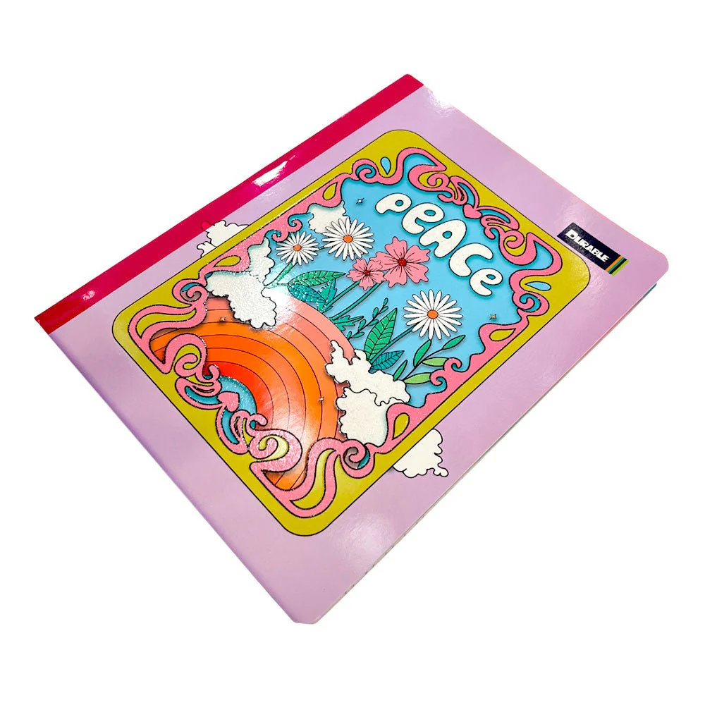 Cuaderno Cosido Grande Durable Para Niña / 200 Páginas / Doble Raya / Surtido - Image 8
