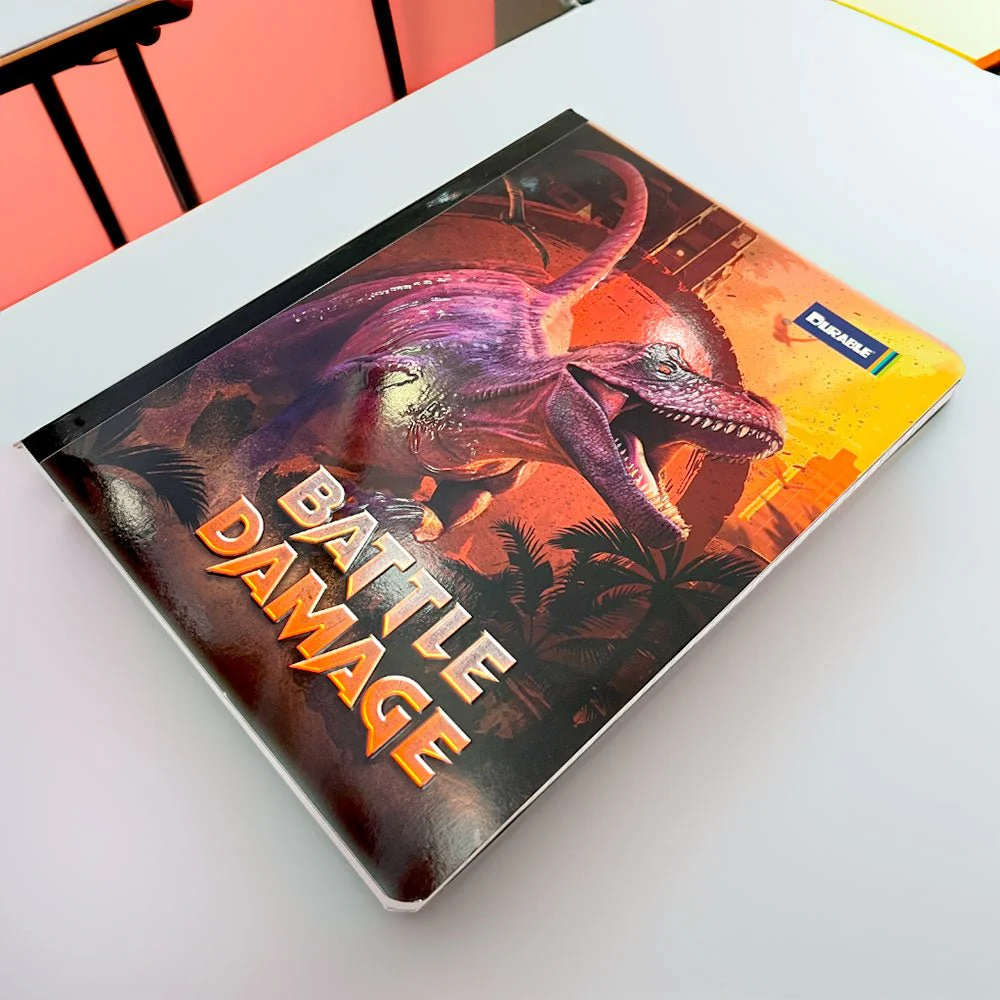 Cuaderno Cosido Grande Durable Para Niño / 200 Páginas / Doble Raya / Surtido