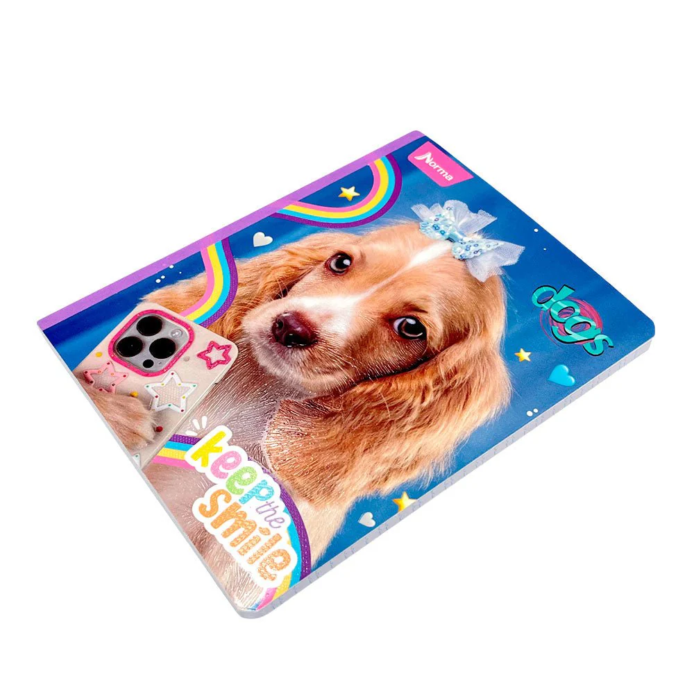Cuaderno Cosido Grande Norma Cats-Dogs / 200 Páginas de Dibujo / Surtido - Image 12