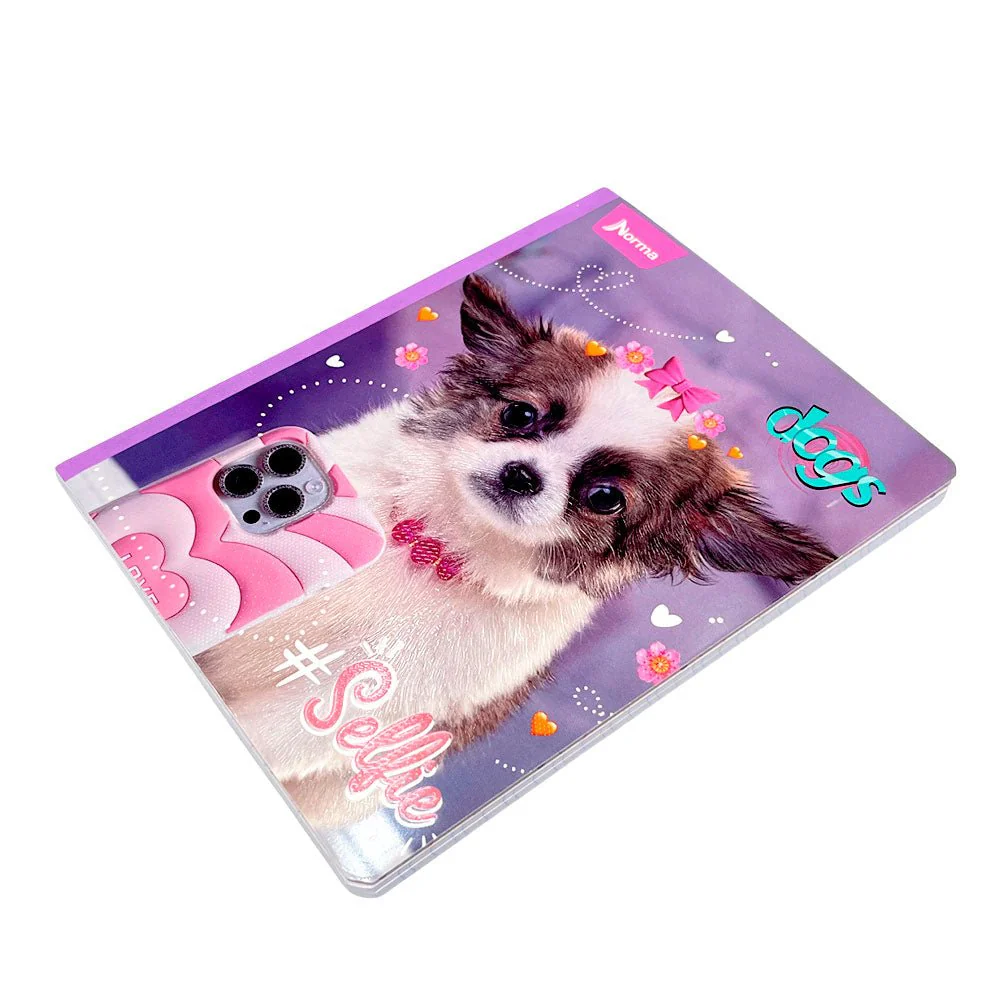 Cuaderno Cosido Grande Norma Cats-Dogs / 200 Páginas de Dibujo / Surtido - Image 6