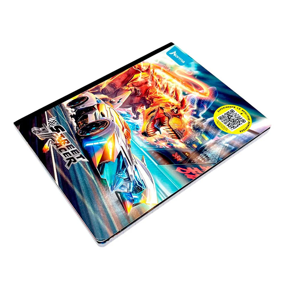 Cuaderno Cosido Grande Norma Street Racer - Cuadrito / 160 Páginas / Surtido - Image 2