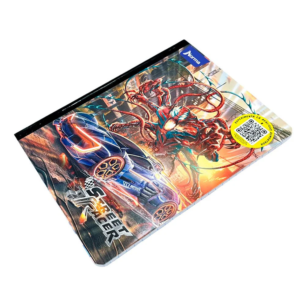 Cuaderno Cosido Grande Norma Street Racer - Cuadrito / 160 Páginas / Surtido - Image 5
