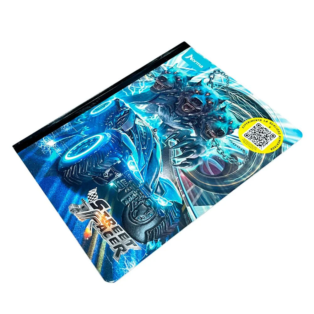 Cuaderno Cosido Grande Norma Street Racer - Cuadrito / 160 Páginas / Surtido - Image 7