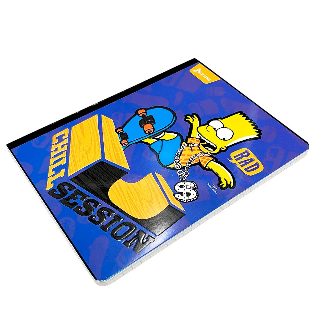 Cuaderno Cosido Grande Raya Ancha Norma Simpson 200 Páginas - Surtido - Image 5
