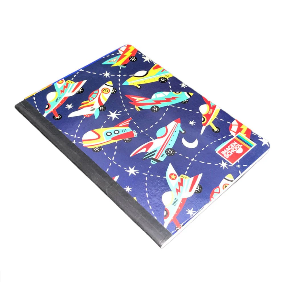 Cuaderno Cosido Mediano Imagen School - Raya Ancha / 200 Páginas / Surtido