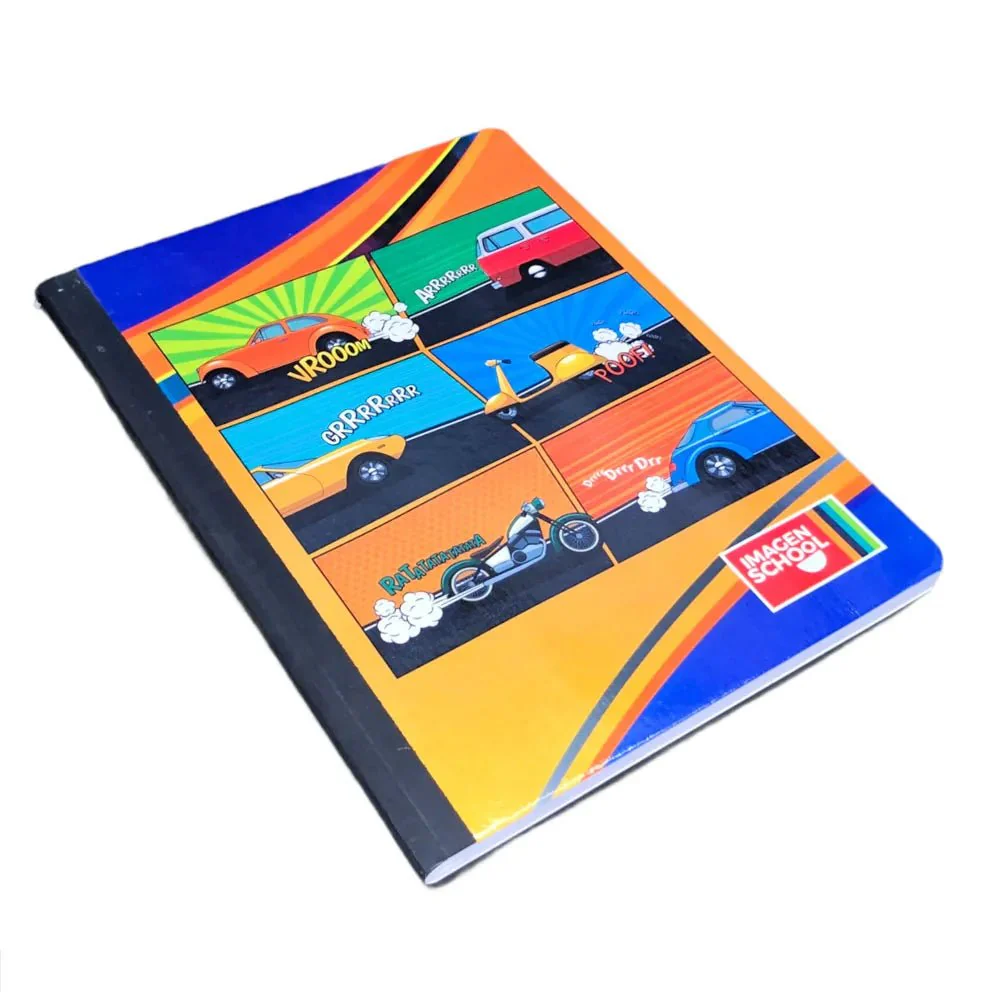 Cuaderno Cosido Mediano Imagen School - Raya Ancha / 200 Páginas / Surtido - Image 2