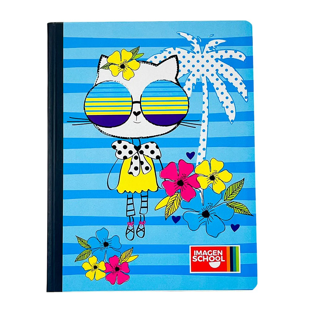 Cuaderno Cosido Mediano Raya Ancha Imagen School Owl de 200 Páginas - Surtido - Image 5
