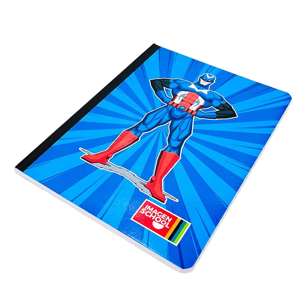Cuaderno Cosido Mediano Raya Ancha Imagen School Super Heroes de 200 Páginas - Surtido - Image 11