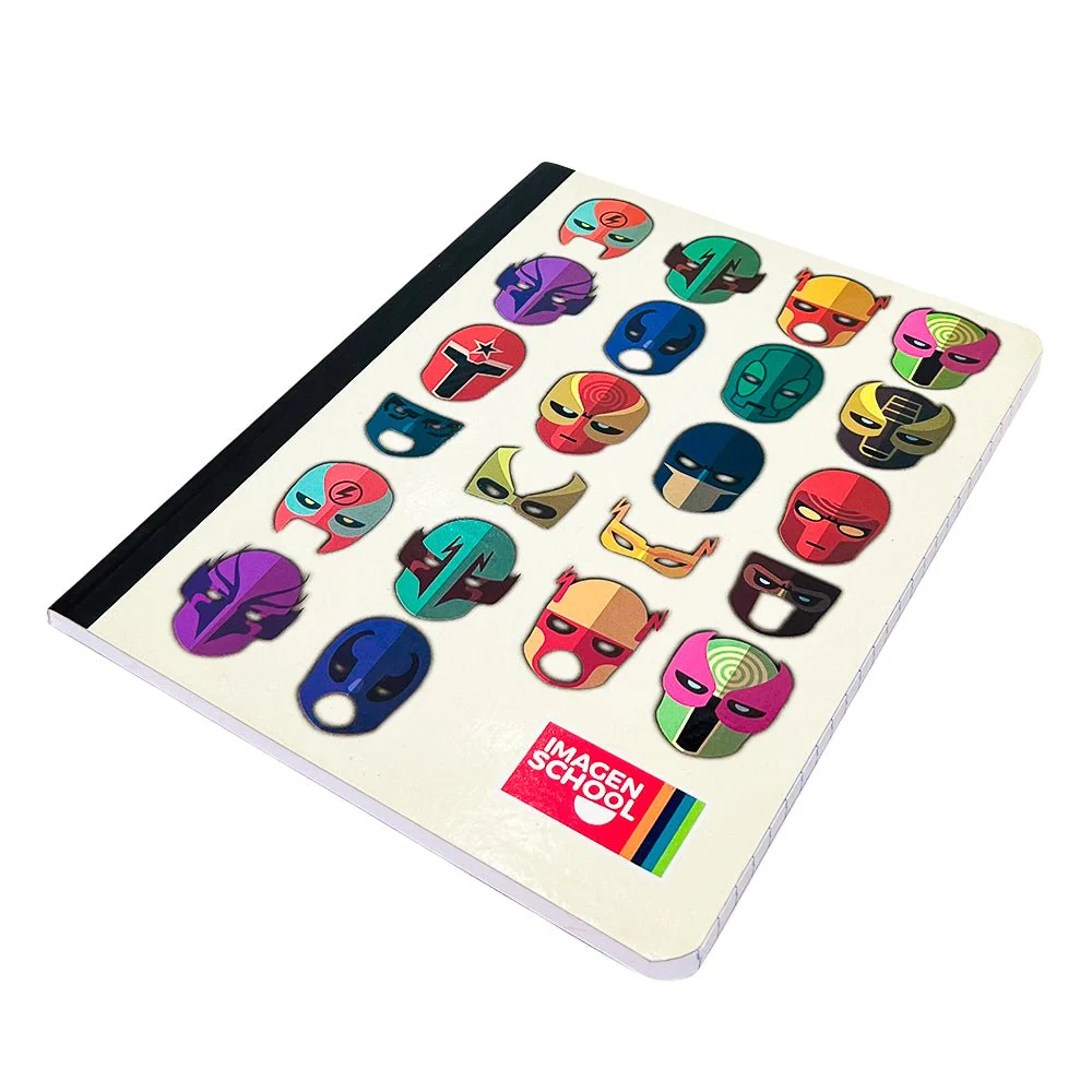 Cuaderno Cosido Mediano Raya Ancha Imagen School Super Heroes de 200 Páginas - Surtido - Image 9