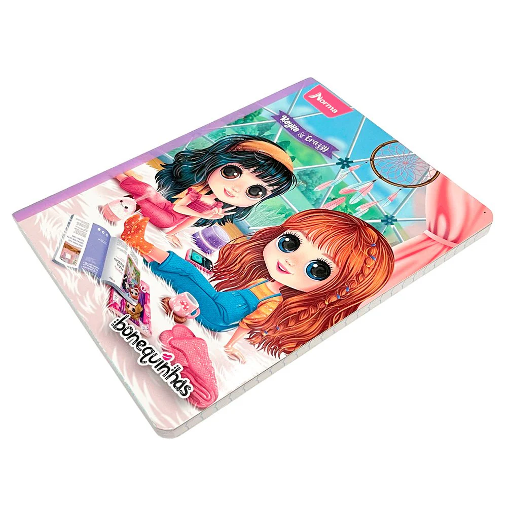Cuaderno Cosido Norma Boniquinhas / Raya Ancha / 200 Páginas / Surtido - Image 2
