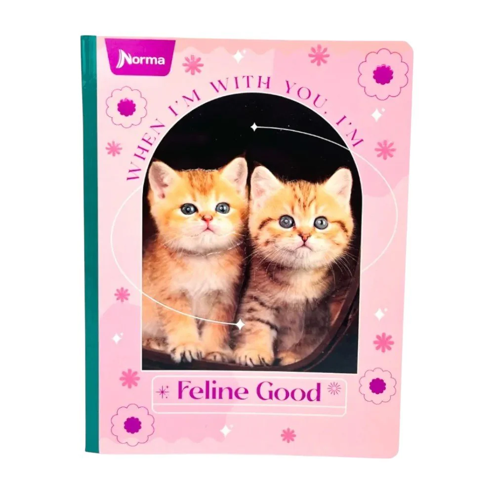 Cuaderno Cosido Norma Cats/Dogs - Raya Ancha / 200 Páginas / Surtido - Image 2