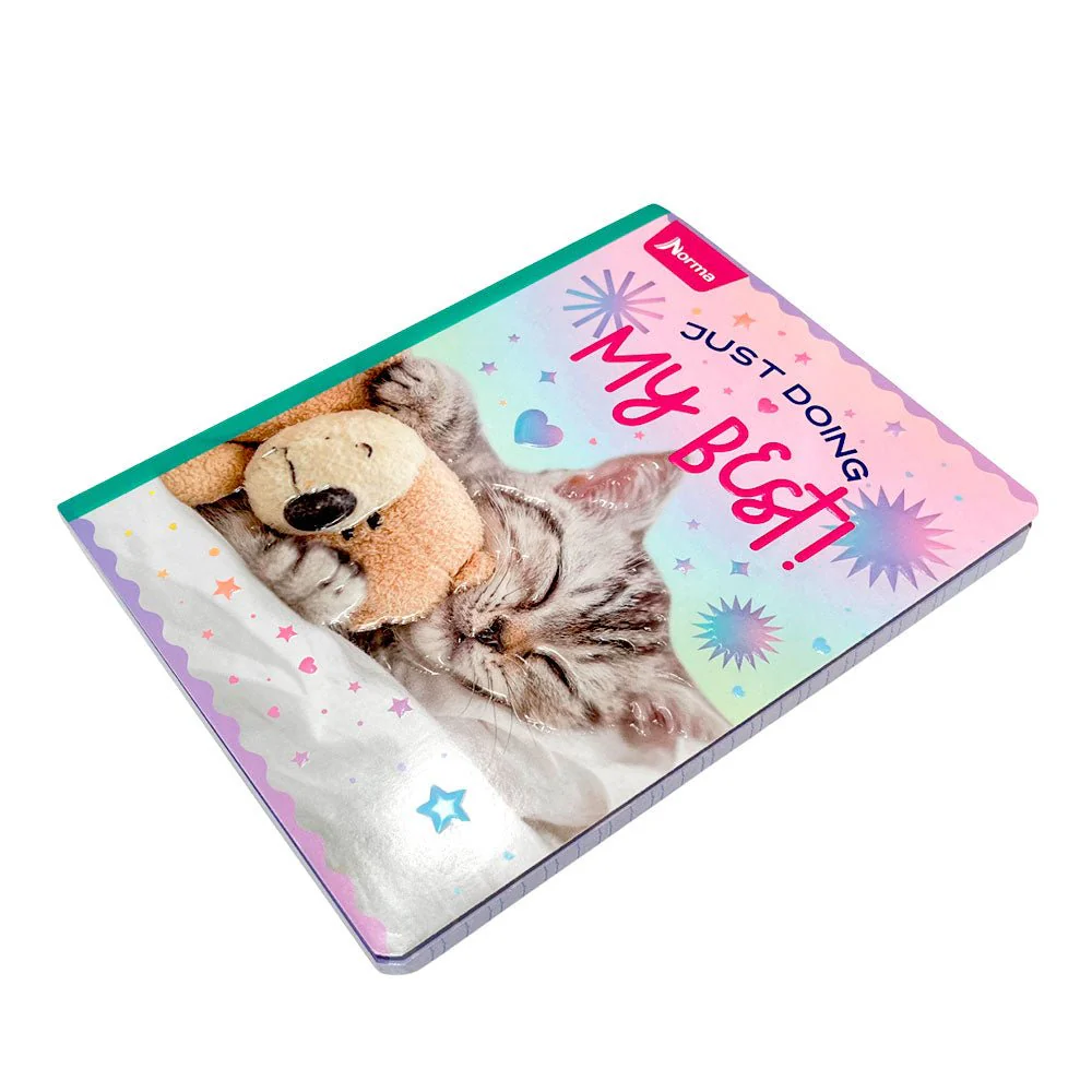 Cuaderno Cosido Norma Cats/Dogs - Raya Ancha / 200 Páginas / Surtido - Image 6