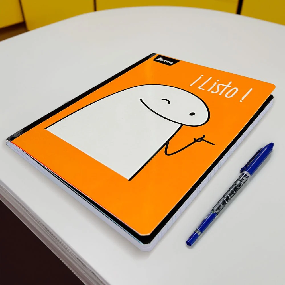 Cuaderno Cosido Norma Flork Doble Raya de 200 Páginas - Surtido