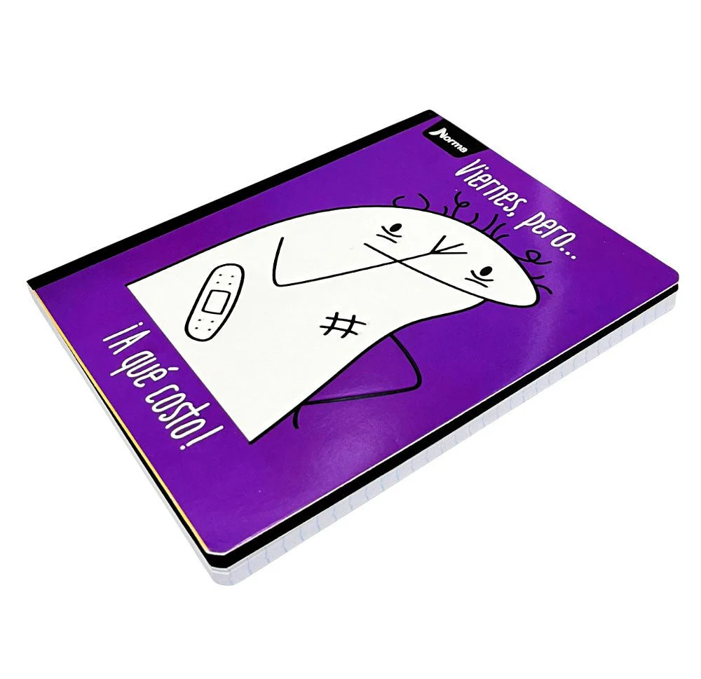 Cuaderno Cosido Norma Flork Doble Raya de 200 Páginas - Surtido - Image 6
