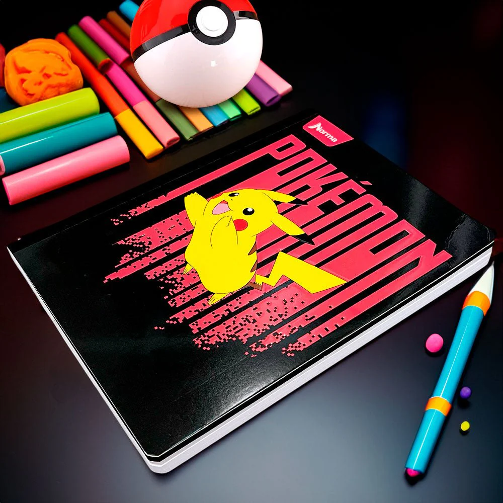 Cuaderno Cosido Norma Pokémon de 200 Páginas / Dibujo / Surtido