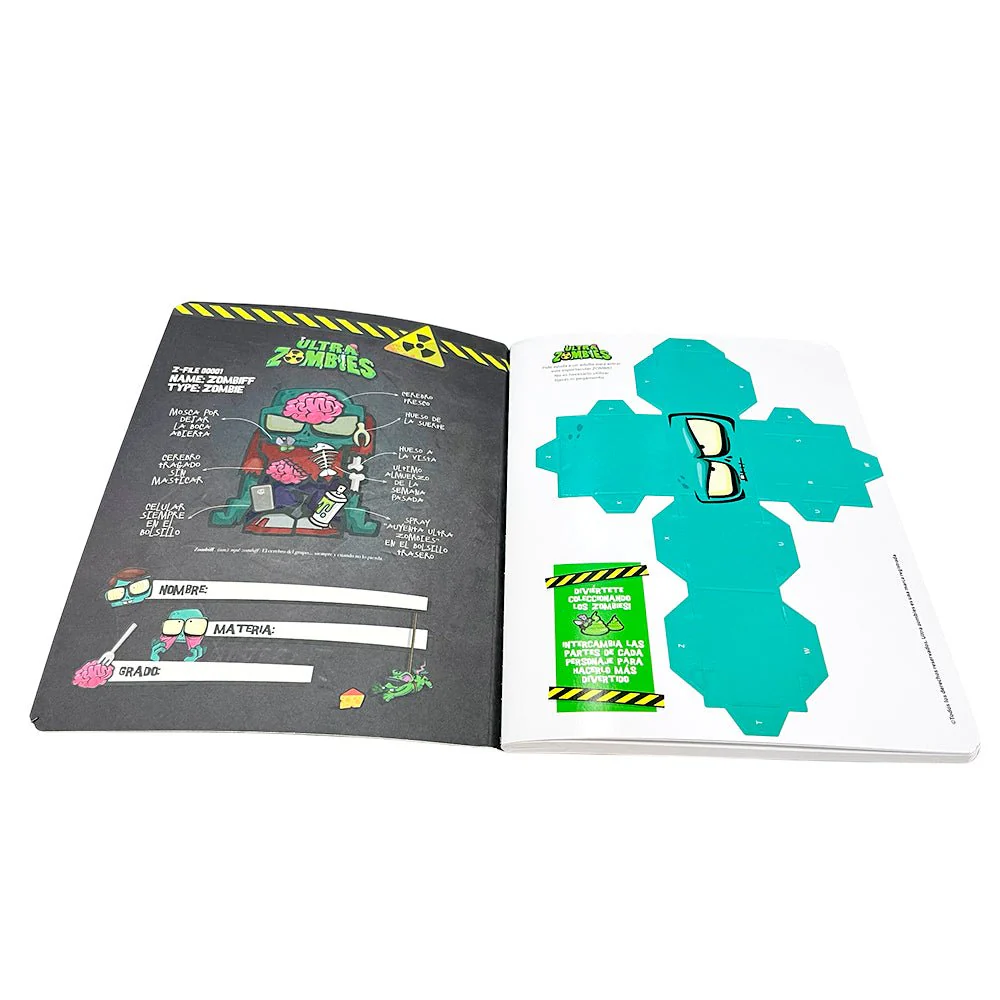 Cuaderno Cosido Norma Ultra Zombies de 200 Páginas / Raya Ancha / Surtido - Image 5