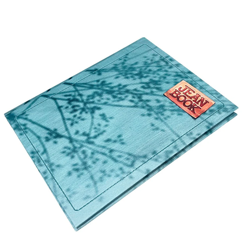 Cuaderno Grande Cosido Jean Book Raya Ancha de 200 Páginas - Image 2