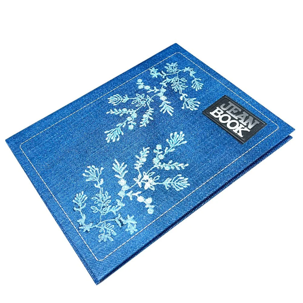 Cuaderno Grande Cosido Jean Book Raya Ancha de 200 Páginas - Image 8