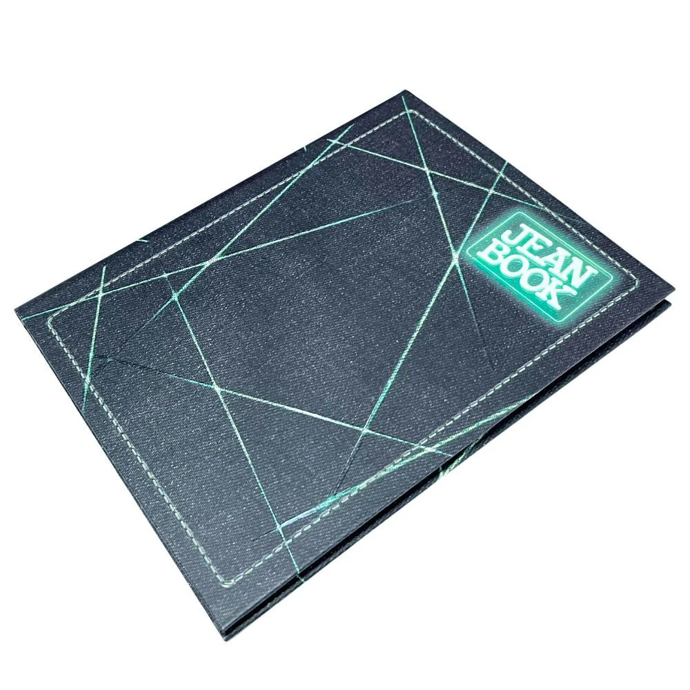 Cuaderno Grande Cosido Jean Book Raya Ancha de 200 Páginas - Image 9