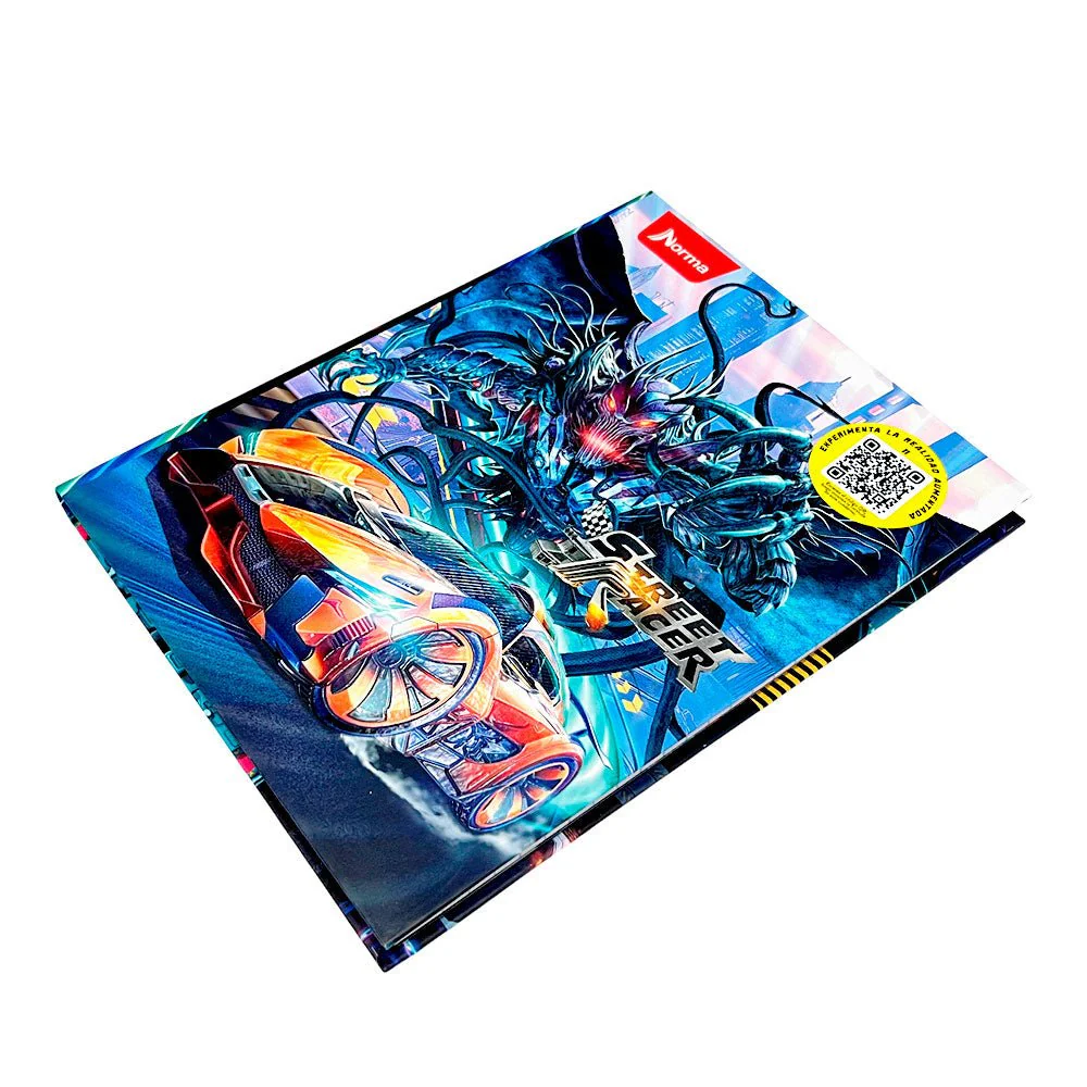 Cuaderno Grande Cosido Norma Street Racer TD - Raya Ancha / 200 Páginas / Surtido - Image 2
