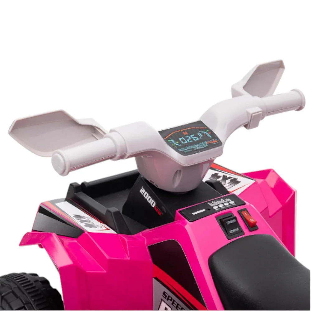 Cuatrimoto Playa Recargable R/C Rosa 6V - Image 2