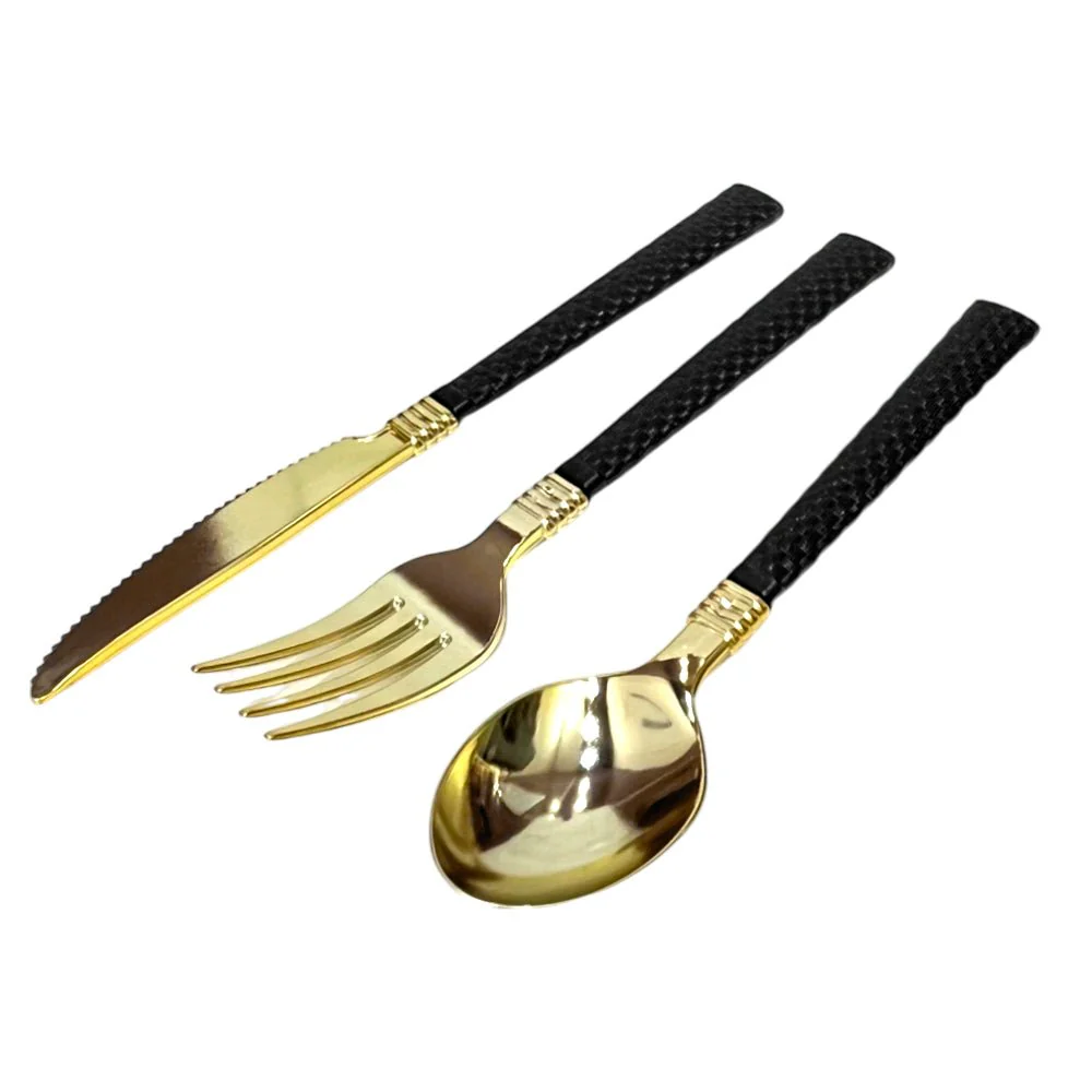 Cubiertos Reutilizables / Lillian / 36 Piezas / Negro - Image 2