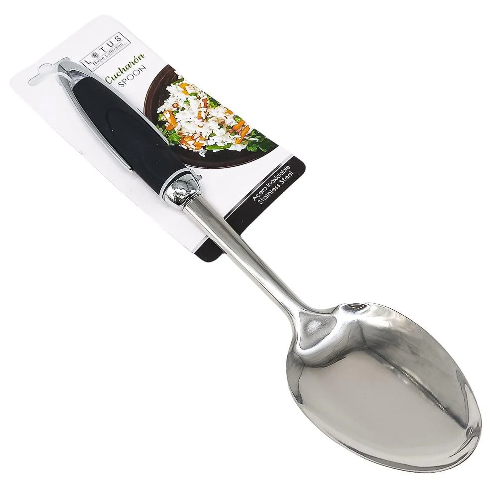 Cucharon Lotus de Metal Acero Inoxidable