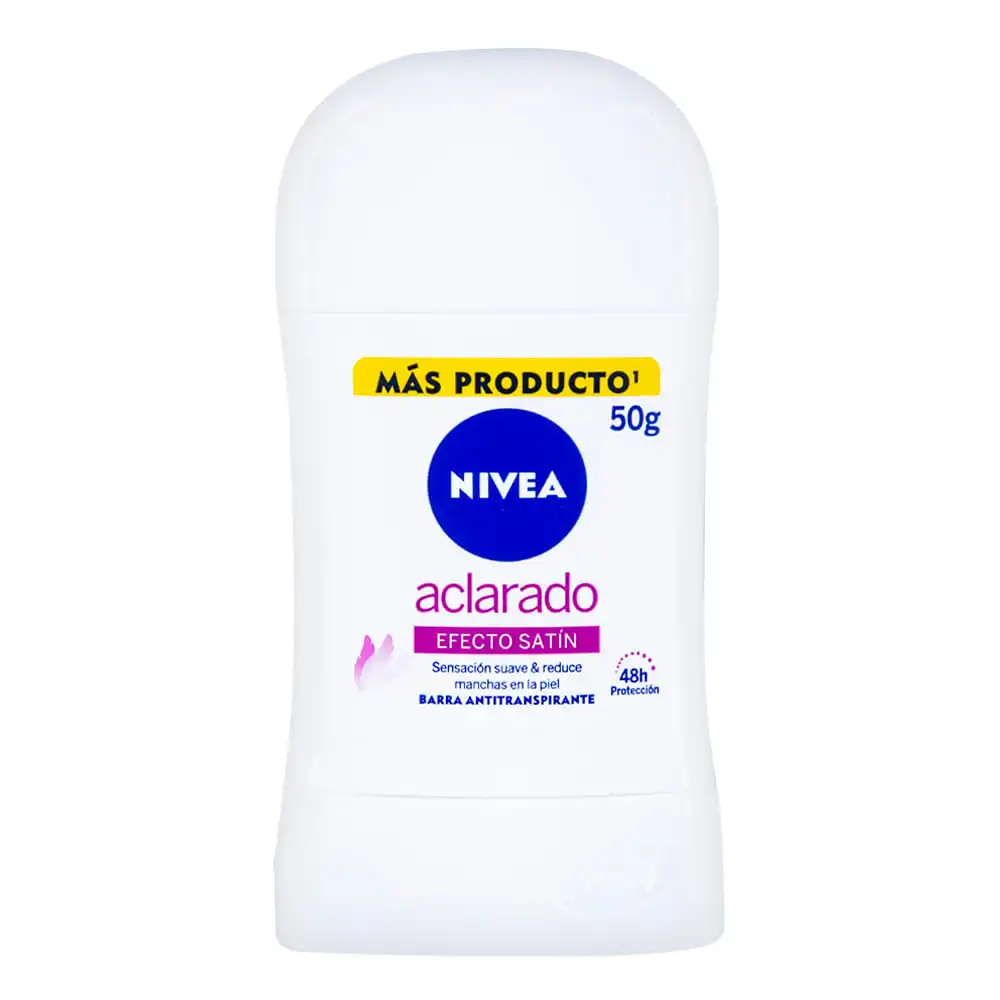 Desodorante Nivea Aclarado Efecto Satín 50 g
