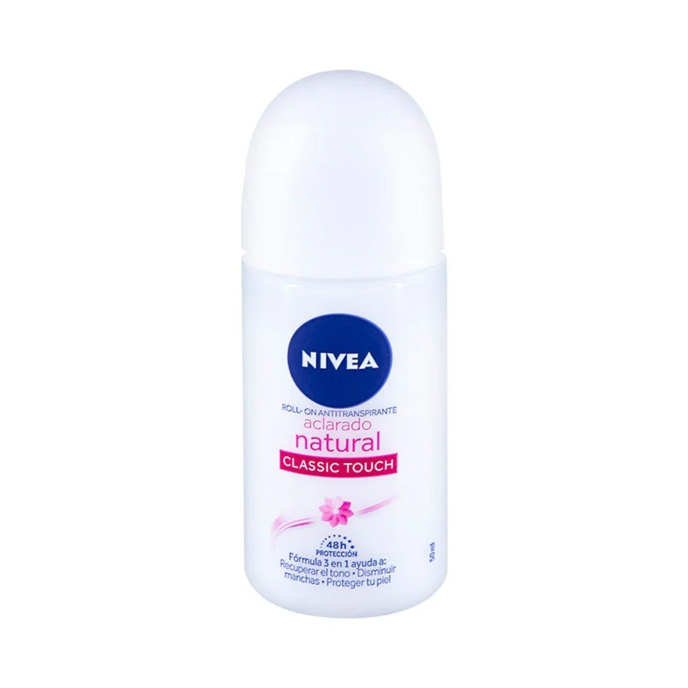 Desodorante Nivea Roll On / Aclarado Natural / 50 ml