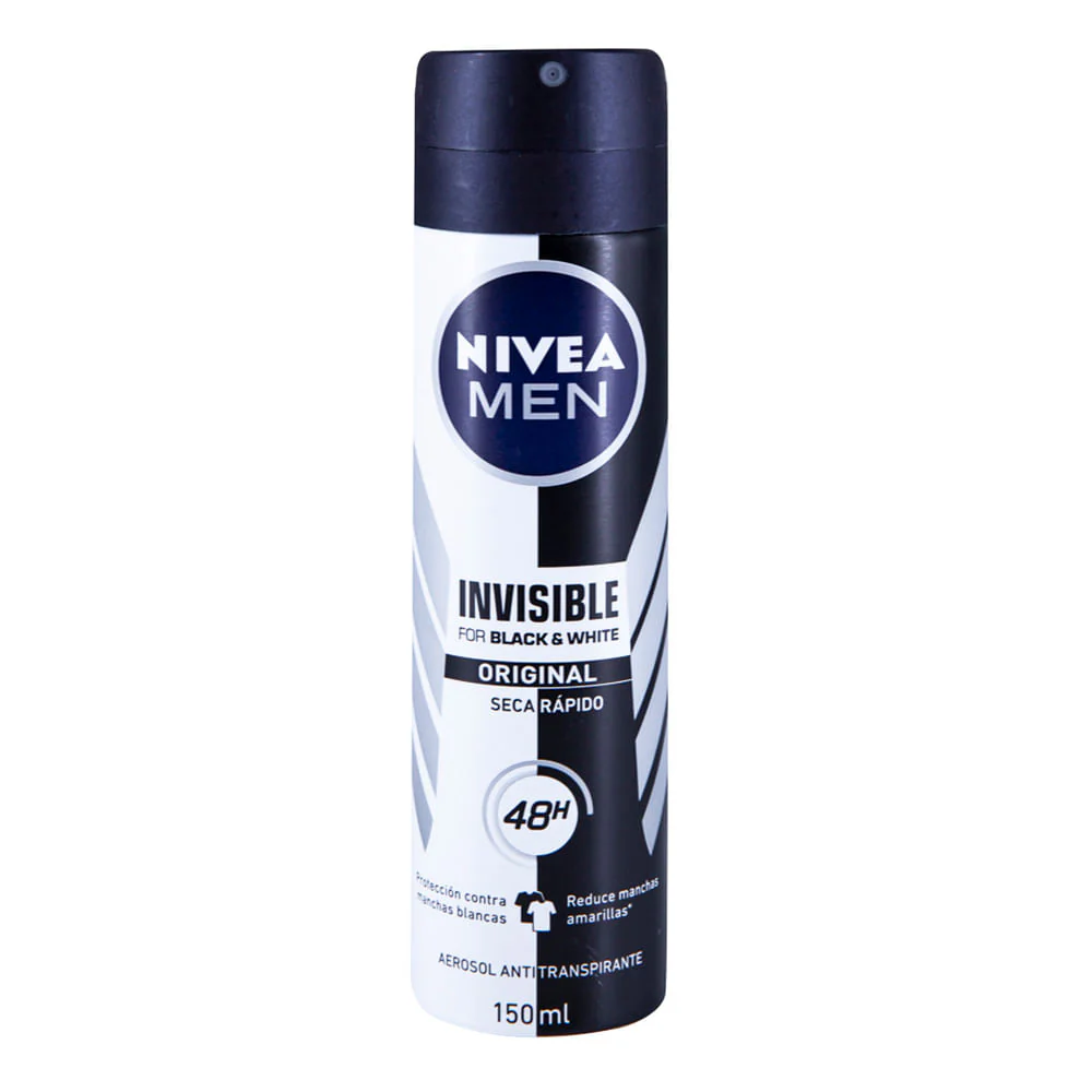 Desodorante Nivea Spray Invisible Men 150 ml