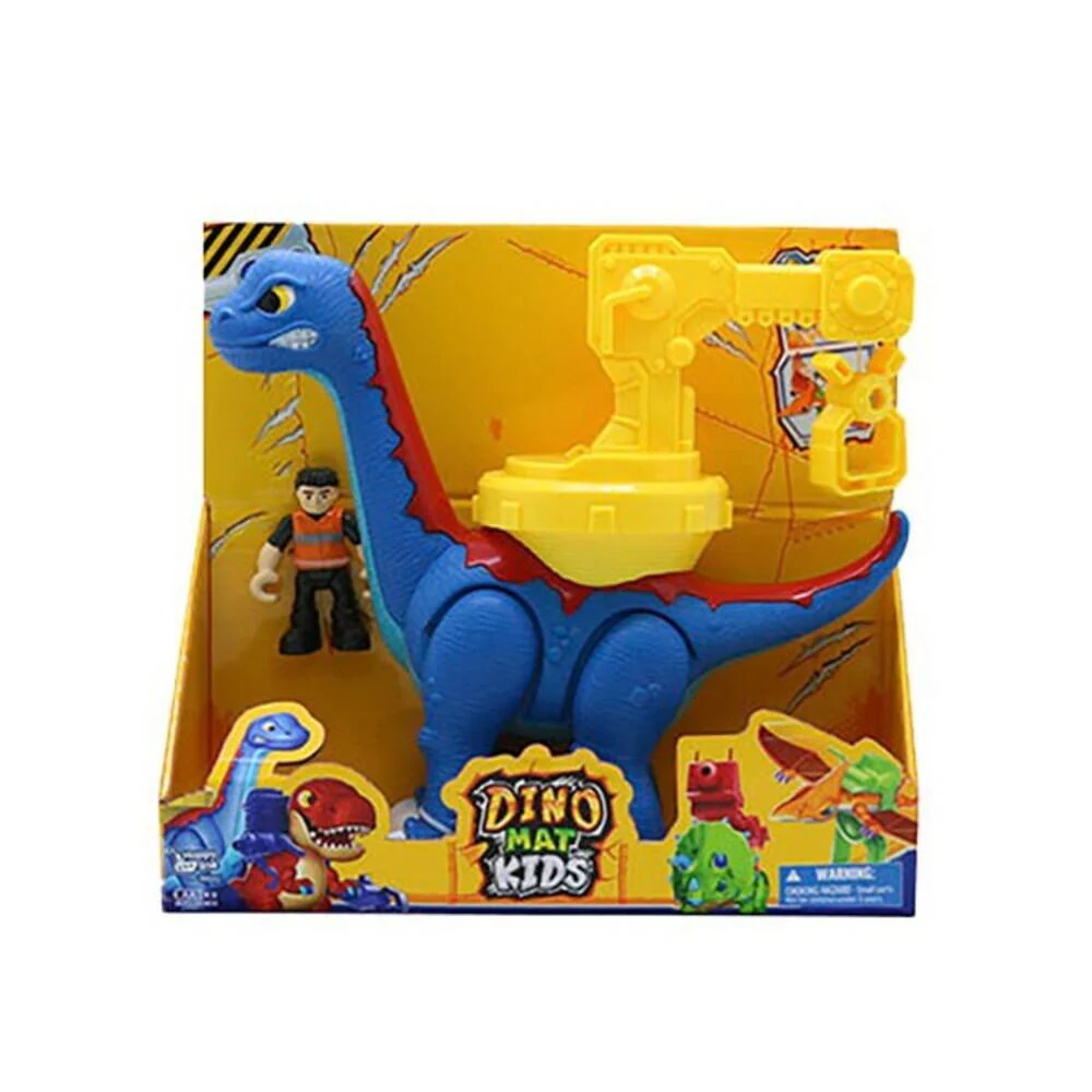 Dinosaurio Brontosaurus Dino Mat Con Figura y Sonidos