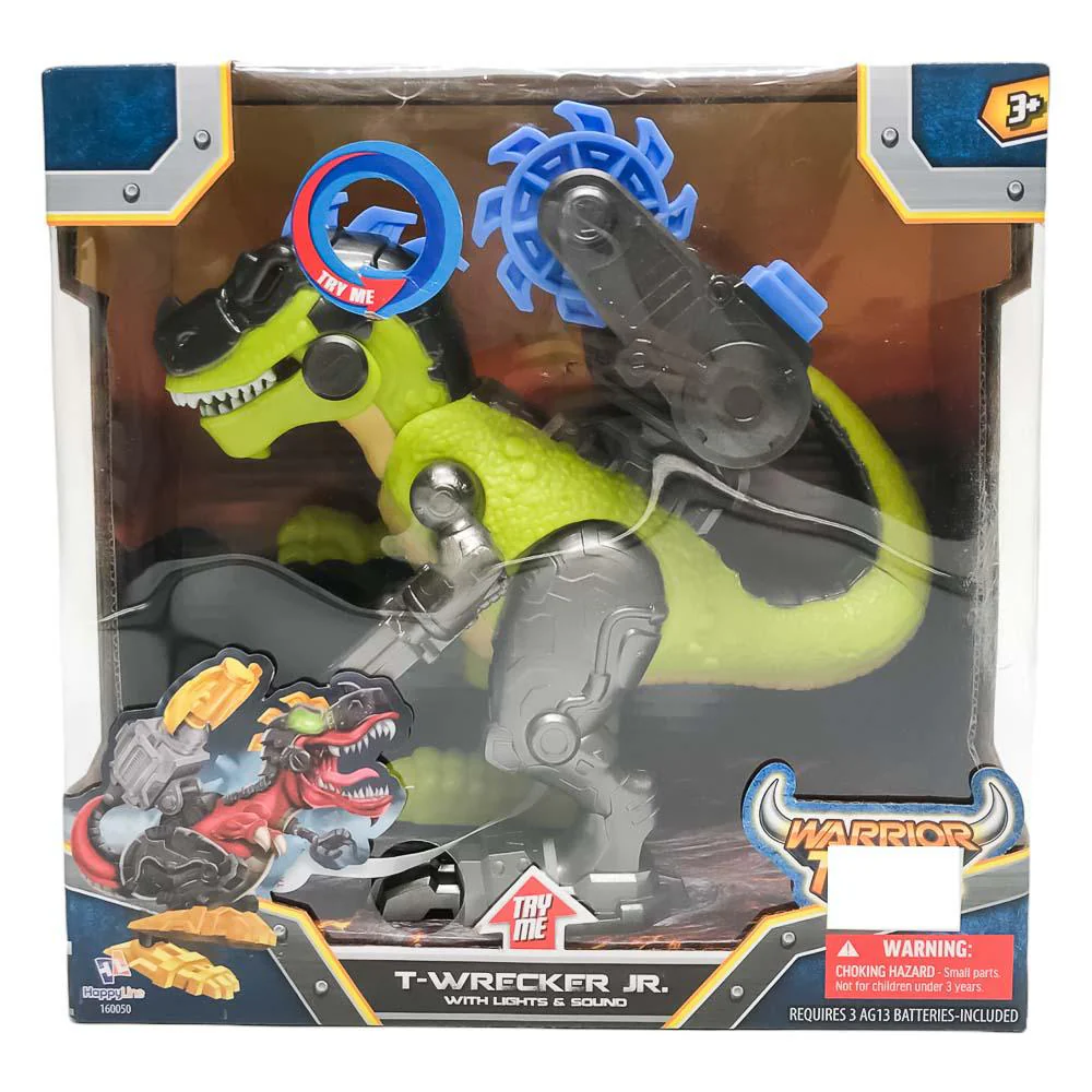 Dinosaurio Warrior Tech Extreme Con Luces Y Sonido - Surtido