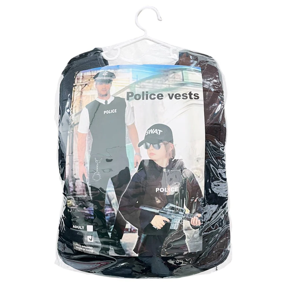 Disfraz Chaleco De Policía Con Accesorios Talla Única - Image 4