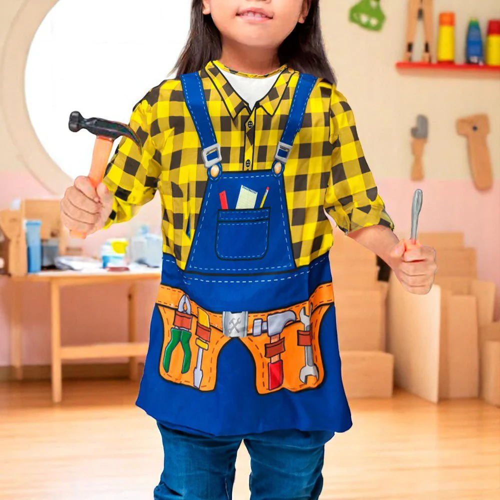 Disfraz de Constructor Popular para Niños / Talla Única