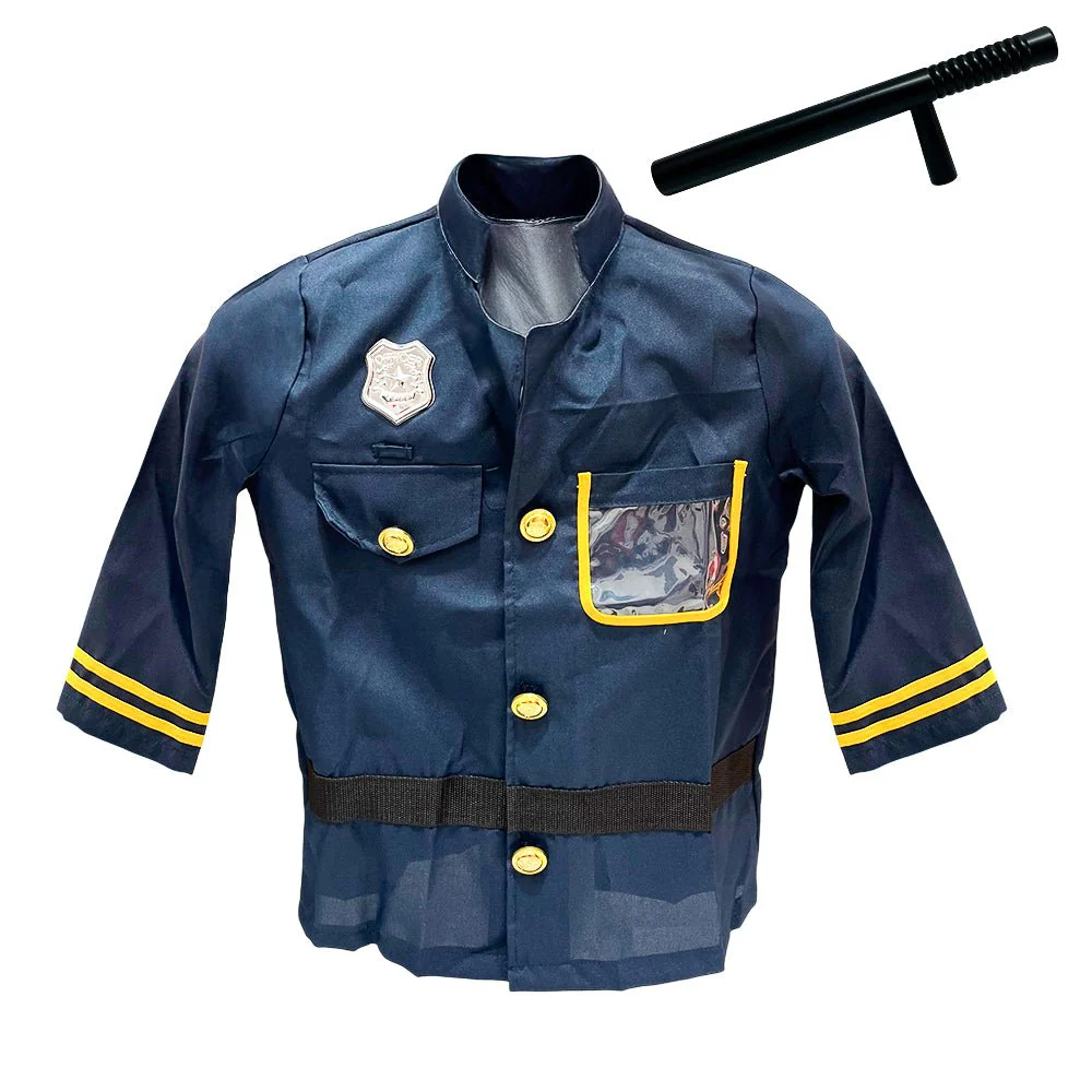 Disfraz de Policía Carnavalito para Niños / Unisex - Talla Única - Image 3