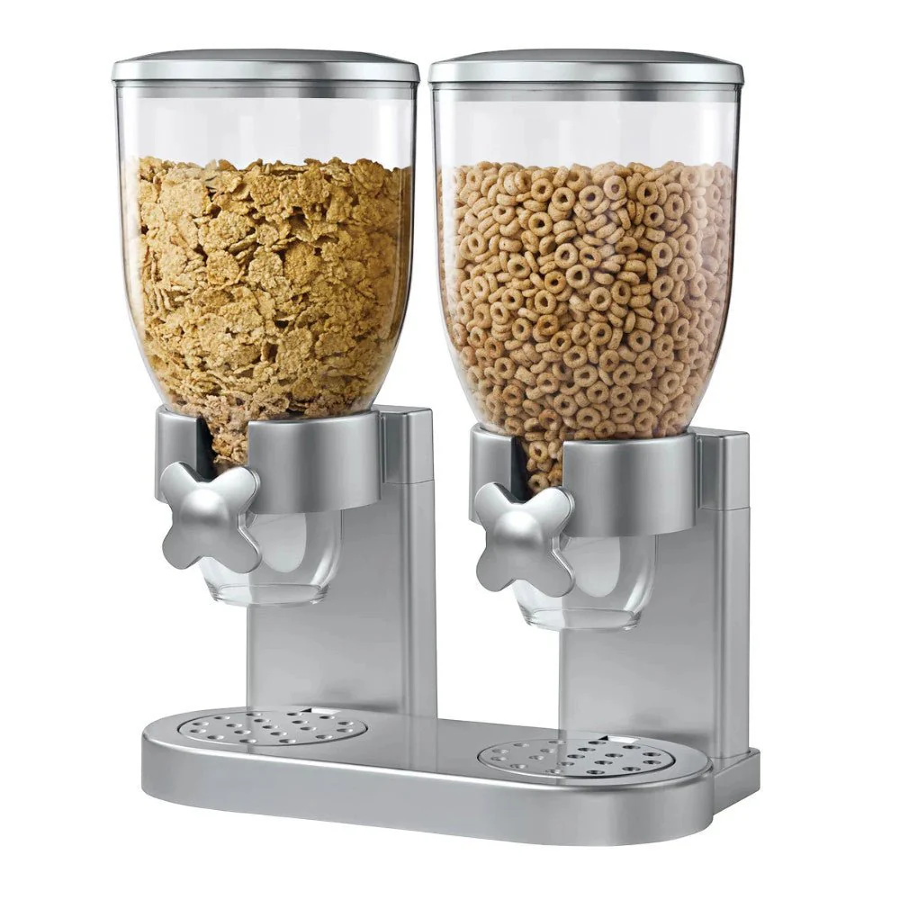 Dispensador de Cereal Honey Can Do Doble / Gris - Image 2