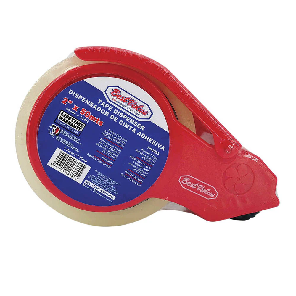 Dispensador de Cinta Adhesiva Best Value Con Cinta de 2"