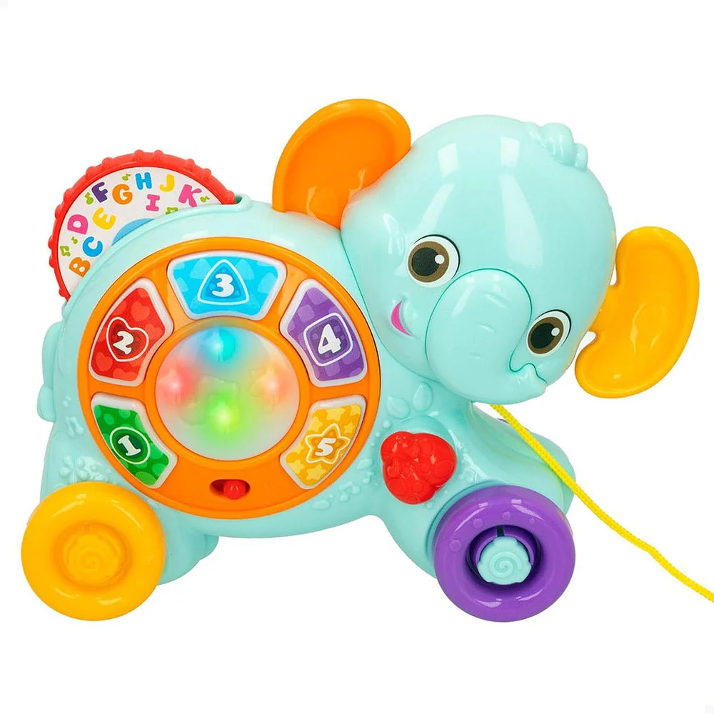 Elefante Pull Along c/Luces y Sonido