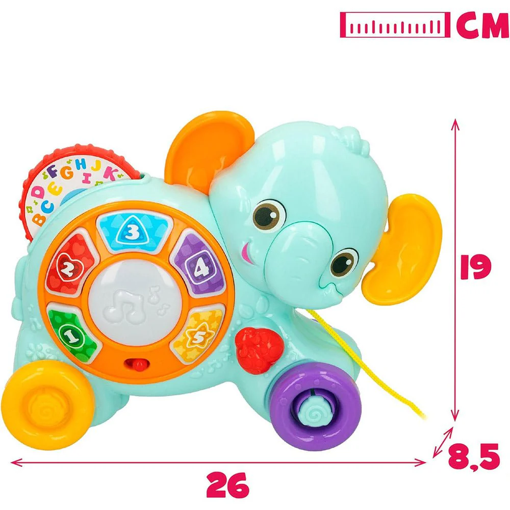 Elefante Pull Along c/Luces y Sonido - Image 3