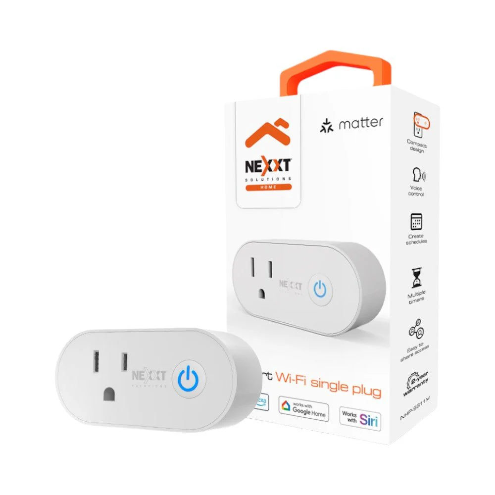 Enchufe Inteligente Nexxt Solutions 110/120V / Con Tecnología Matter - Image 2