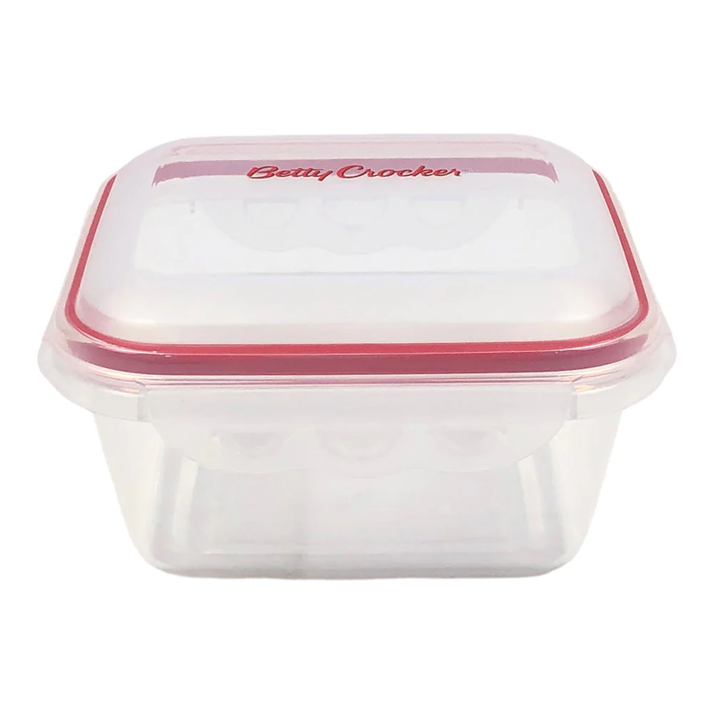 Envase Betty Crocker Plastico Cuadrado 900 ml - Unico