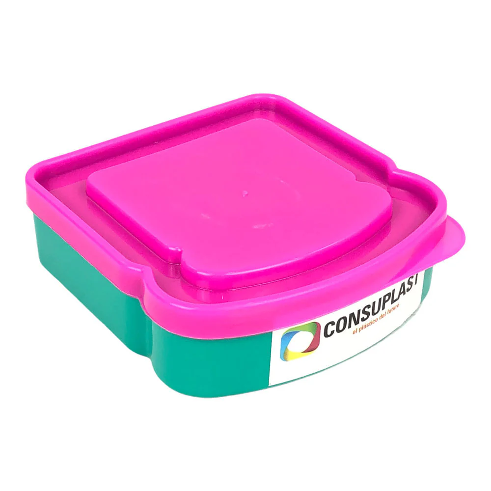 Envase Consuplast Para Sandwich - Fucsia