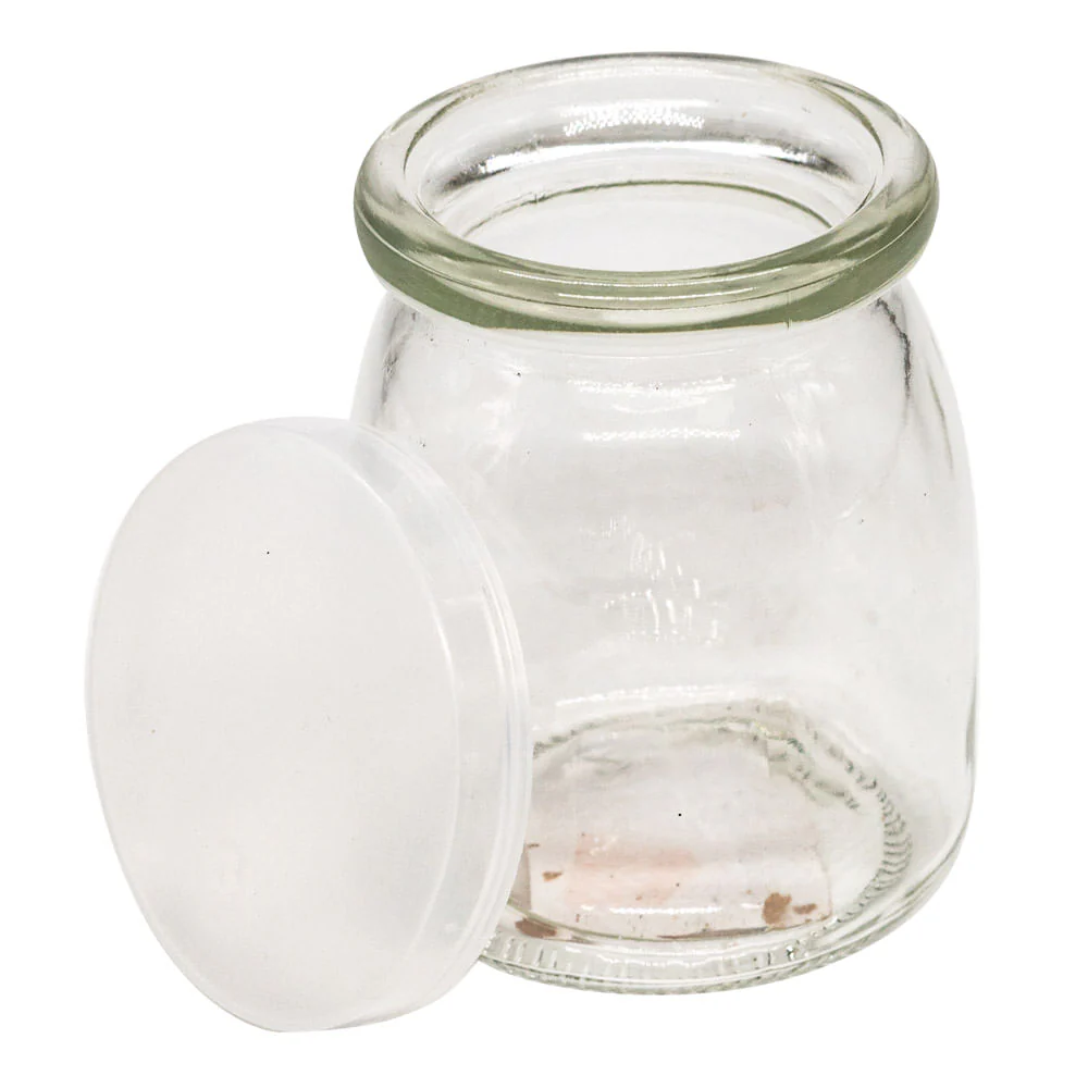 Envase de vidrio Home Elegance Con Tapa 6.5 cm